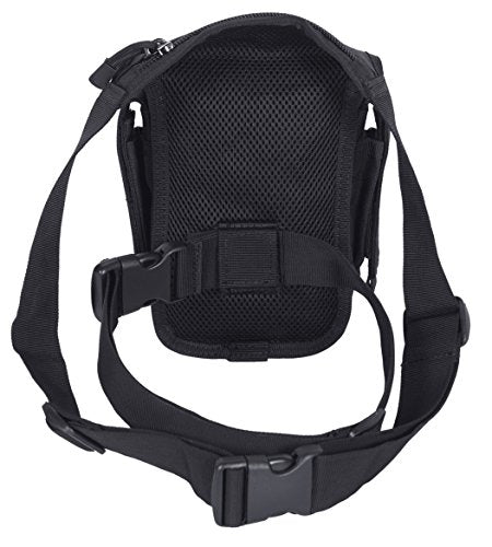 Seibertron Waterproof Tactical Outdoor Hiking Airsoft Utility Leg Bag Black - color: Black
