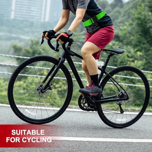 PATIKIL Reflective Belts, High Visibility Running Belt High Visibility Grow Belt Adjustable Safety Gear