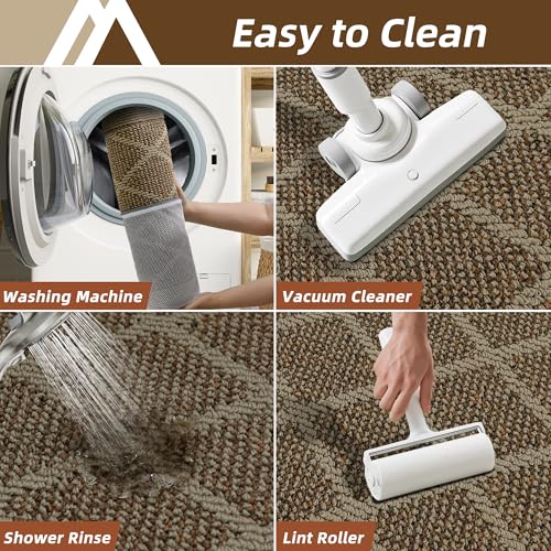 COSY HOMEER Kitchen Rugs, 2 PCS Kitchen Mats Non Slip Washable,Beige - color: Beige, size: 24"x36" + 24"x60"