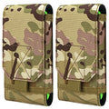 Tactical Molle Phone Holster Pouch, Universal Belt Waist Bag for iPhone 18 Pro Max/17 Pro/17/16 Pro Max/15 Pro Max/14 Pro Max/13, Samsung S26 Ultra/S25/S24, Size L - color: Camo(2 Pack)