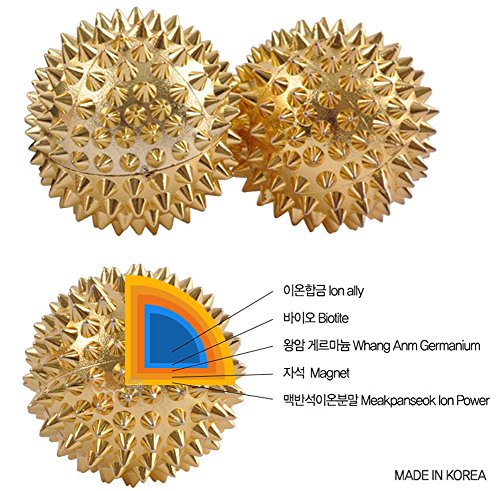 Hand Massage Ball Body Acupressure Spiky Magnetic Massage Balls