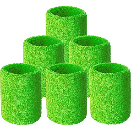 WILLBOND Wrist Sweatbands - color: Neon Green