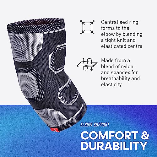 Adidas Knitted Support Sleeve, Ergonomic Compression Sleeve - size: Medium, style: Elbow Support
