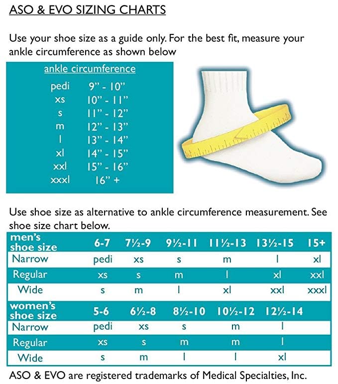 ASO EVO Ankle Stabilizer - Men's (sz. M, Black)