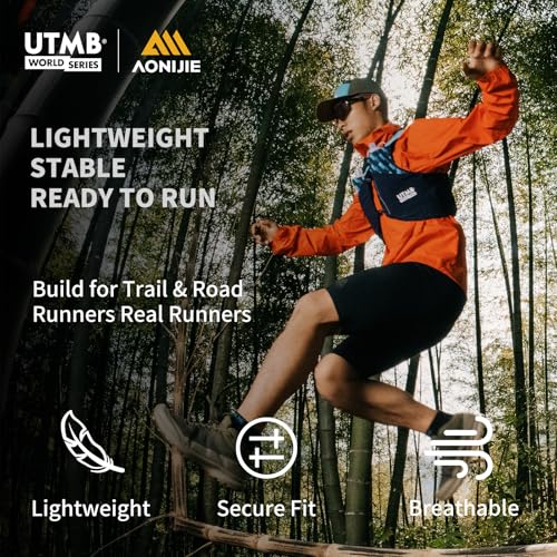 AONIJIE Running Vest Hydration Backpack for Men Women - size: XX-Large