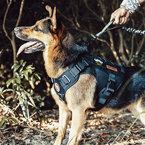 OneTigris Tactical Dog Harness with Handle for Small Medium Dogs Black S - color: Black, size: Small