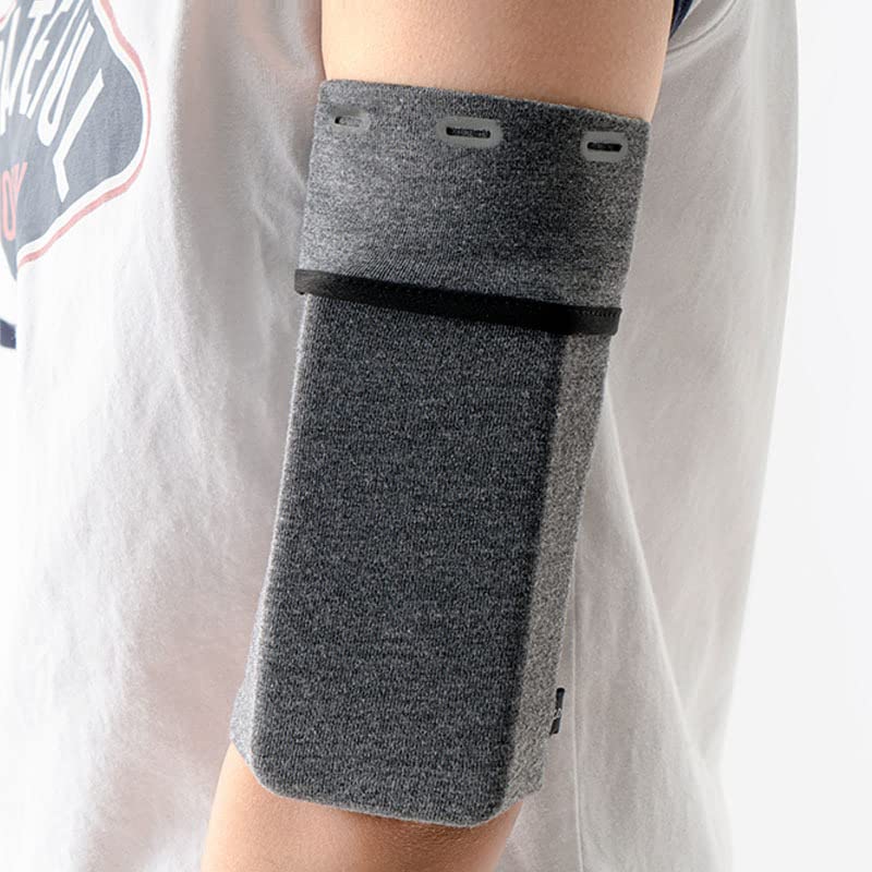 Sports Running Armband for Cell Phone, Universal Phone Armband Sleeve for Workout, Water Resistant Running Pouch for Gym (Medium) - size: Medium