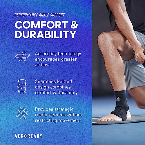 Adidas Performance Climacool Ankle Support - Small, Grey Ankle Compression Socks - Anti-Sprain, Anti-Fatigue Protective Wraps - Great for Performance and Recovery - Ideal for Everyday Use - size: Small, style: Ankle Support