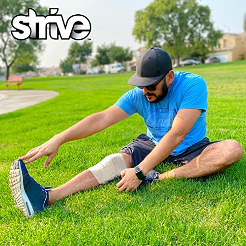 Strive Infrared Compression Therapy Wrap, 2.5" x 60", Adjustable, Black - color: Black, size: 2.5"x 60" Wrap