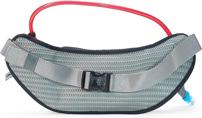 USWE Zulo Hydration Hip Pack - with Organizer and Side Pockets, Bounce Free Hip Belt (Carbon Black Winter, 2L) - color: Carbon Black Winter, size: 2L