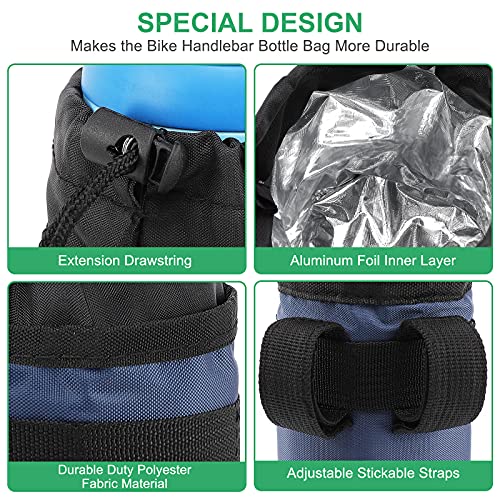 Accmor Insulated Bike Water Bottle Holders,Bike Cup Holder Keep Bottle Cool or Warm, Bike Water Bottle Cage for Kid's Bike,Mountain Bike,Cruiser, Road Bike,Blue - color: blue