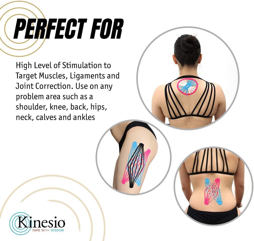 Kinesio Taping - Elastic Therapeutic Athletic Tape Tex Gold FP - Beige - 1in x 5m Roll
