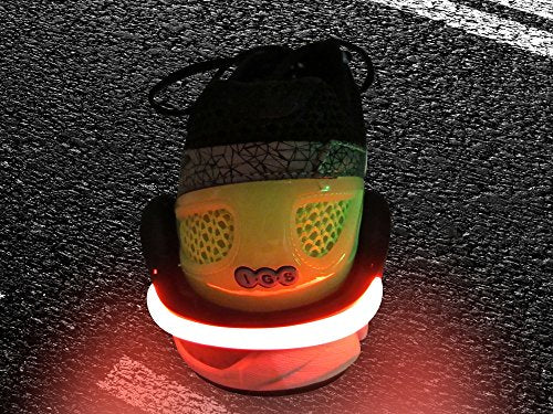 Schatzii | Firefly Running & Biking Safety Lights | Comfortable & Lightweight | Be Seen and Stay Safe at Night | Easily Clips to Any Shoe | Replaceable Battery | Red