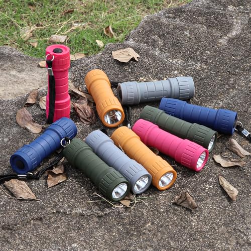 10-Pack Mini LED Flashlight Set