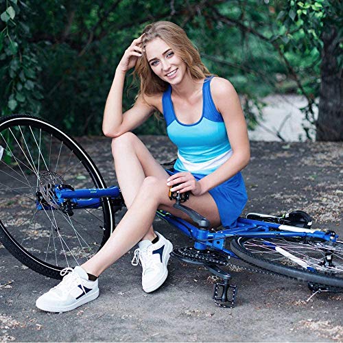 Sooverki Copper Compression Socks Women and Men 6 Pairs - Circulation Arch Support Plantar Fasciitis Running Ankle Socks - color: A1 - No Show 6 White, size: Small-Medium