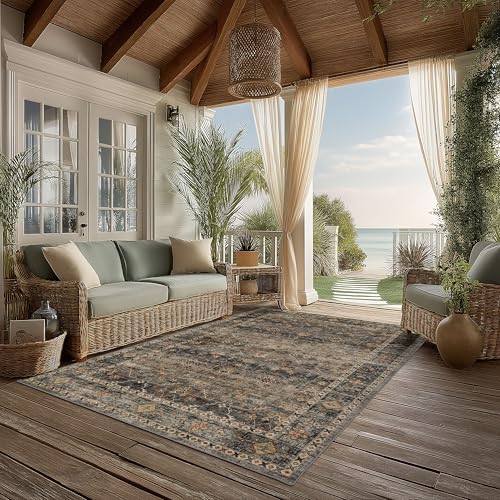 Ruaruarug Washable Area Rug 4×6 for Living Room, Ultra Soft, Camel - color: Camel, size: 4' x 6' (Rectangular)