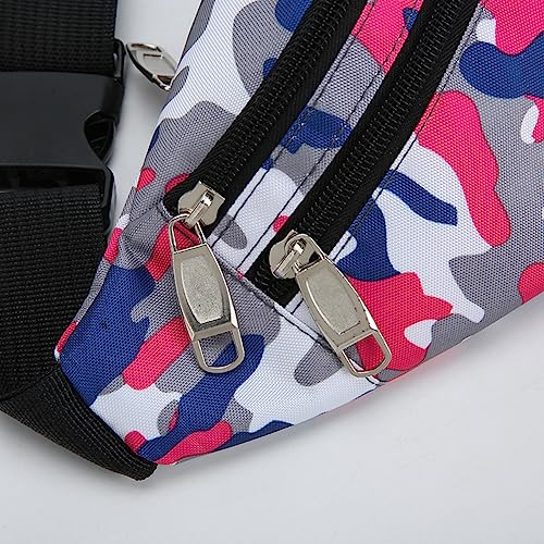 Fanny Pack for Men & Women, Fashion Waterproof Waist Packs with Adjustable Belt, Casual Bag Bum Bags for Travel Sports Running. - color: M-Gray