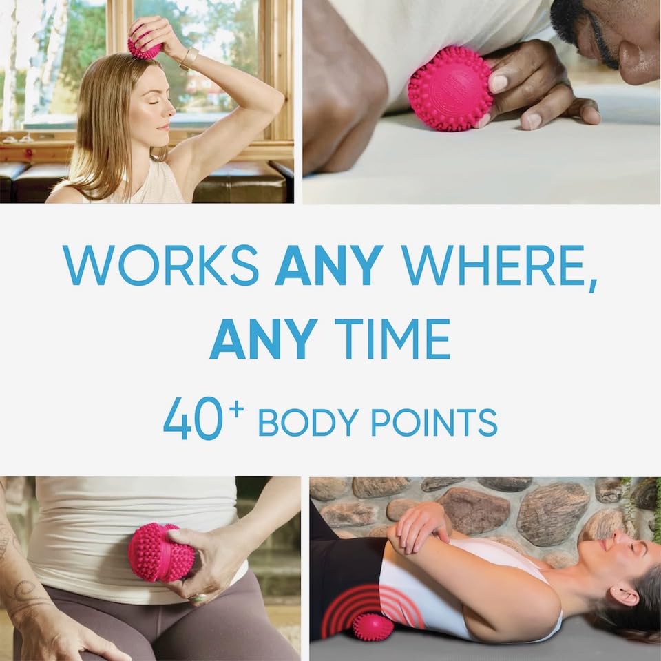 Dr Cohens Acuball Heatable Massage Ball, Large Pink, Trigger Point Therapy - color: Acuball Large - Pink