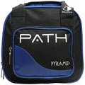 Pyramid Path Plus One Spare Tote Bowling Bag with Front Accessory Pocket - Holds One Bowling Ball and Small Accessories - color: Royal Blue