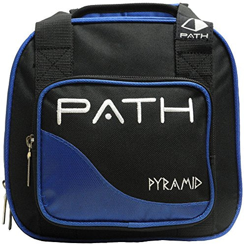 Pyramid Path Plus One Spare Tote Bowling Bag with Front Accessory Pocket - Holds One Bowling Ball and Small Accessories - color: Royal Blue