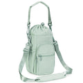 sportsnew 40oz Insulated Crossbody Water Bottle Sling Bag w/Phone Pocket - color: Sage Green