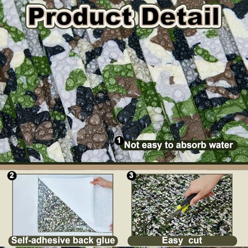 Tinideya 2 Pack EVA Foam Boat Flooring 94 x 47 Inch
