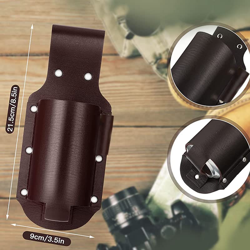 Wixine 2Pcs Outdoor Hiking Wine Bottles Waist Beer Belt Climbing Beverage Holster Holder Portable