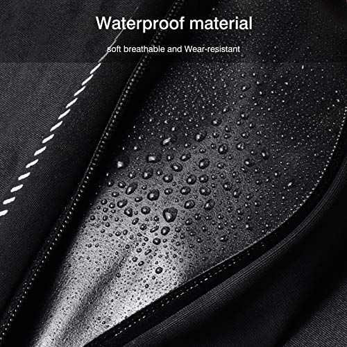 Slim Running Belt Waist Pack Bag,Ultra Light Bounce Free Waist Pouch,Water Resistant Belt Fanny Pack for Hiking Fitness,Adjustable Running Pouch for All Kinds of Phones (Black)