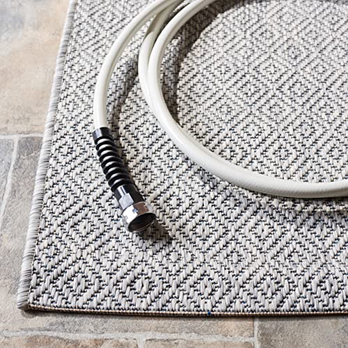 SAFAVIEH Courtyard Outdoor Runner Rug 2'3"x10', Modern Grey CY8520-36811 - color: Grey, size: 2'3" x 10' (Runner)