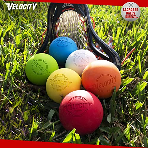 Velocity Lacrosse Balls - 1, 2, 3, 6, 12, 18, 24, 36, 60 and 120 Packs - for Practice, Official NFHS and College Approved Size - color: Black, size: 2 Balls, style: Practice Ball