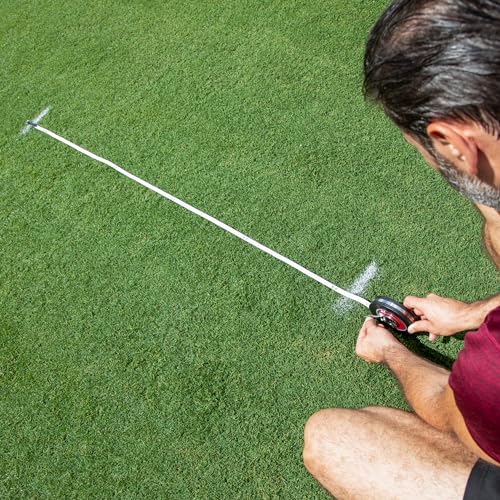Champion Sports Closed Reel Measure Tape – 165 ft / 50 m, Hand Crank, Dual-Sided Feet & Meters - style: 165' / 50 Meter