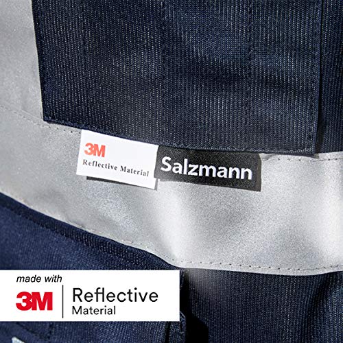 Salzmann Safety Vest | Hi Vis Reflective Vest | US ANSI/ISEA 107 - color: Navy Blue, size: Small-Medium