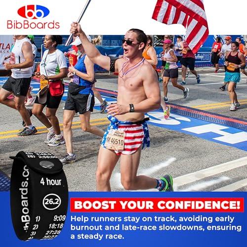 BibBoards Marathon Pace Band - color: Full Marathon 6:00