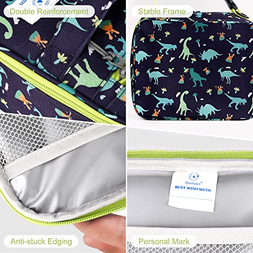 Genteen Kids Insulated Lunch Box for Boys Girls,Back to School,Office - color: P-1pk Dino