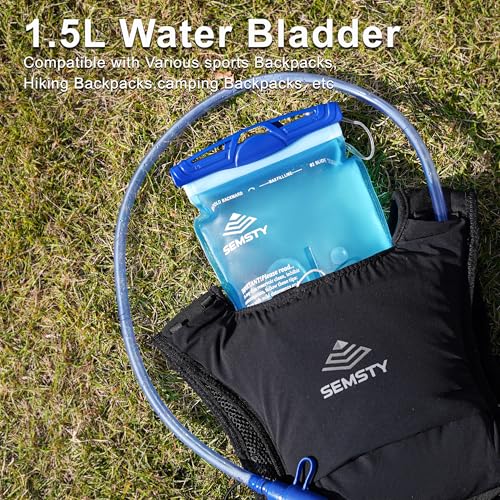 Hydration Bladder, 1.5L Water Bladder for Hiking Backpack