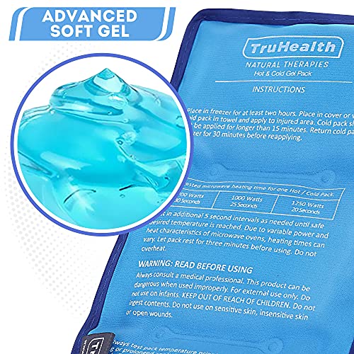Gel Ice Pack, Hot and Cold Therapy, Small, Blue, 2-Count - style: Small (2 Per Pack)