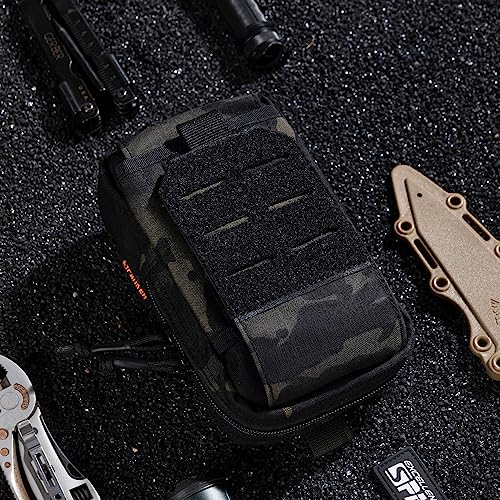 EXCELLENT ELITE SPANKER Tactical EDC Pouch Molle Utility Pouch Phone Pouch - color: Multicam Black