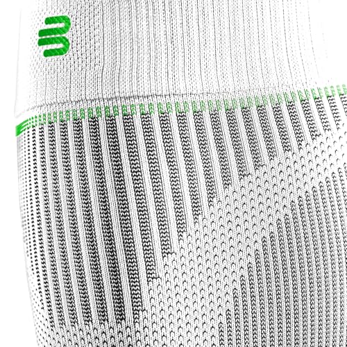 Bauerfeind Sports Compression Lower Leg Calf Sleeves (1 Pair) - Improved Circulation, Airknit Fabric Breathable, Washable - color: White, size: Small/X-Long