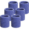 WILLBOND Wrist Sweatbands - color: Blue and White