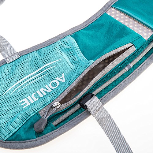 AONIJIE Running Vest Hydration Backpack 5L Unisex Trail Water Lightweight - color: Black and No Water Bladder
