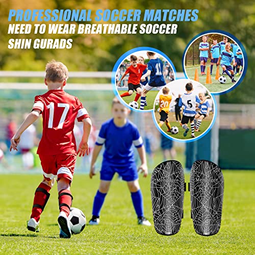 Shin Guards Soccer Youth Kids Boys Girls Toddler Shin Pads Child EVA Cushion Protection Reduce Shocks Injurie Calf Protective Gear Suitable for 4 5 6 7 8 9 10 11 12 Years Old - color: black, size: Small