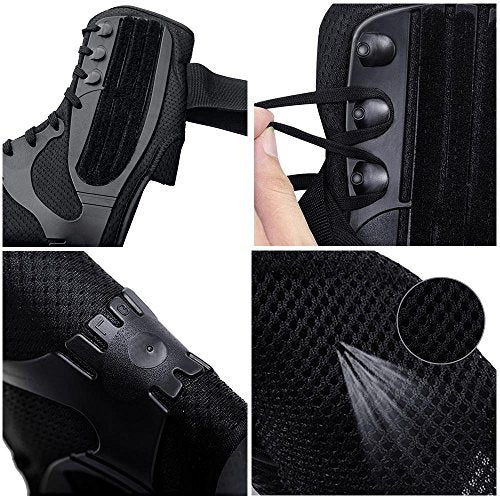 Kuangmi Ankle Brace Stabilizers Adjustable Ankle Support for Sports Protect, Sprained Ankle, Ligament Damage, Injury Recovery 1 Piece (XL) - size: X-Large