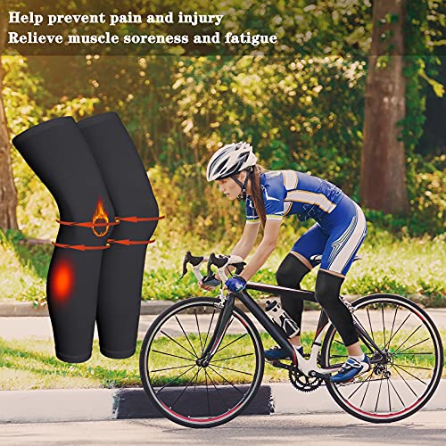 Skylety Compression Leg Sleeves Men Women - color: Black, Grey, size: Small