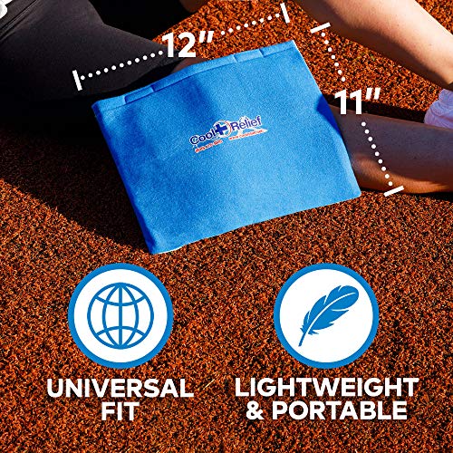 Soft Gel Knee Ice Wrap, Cold Therapy Compression Ice Pack, Universal Size - style: Knee Ice Wrap