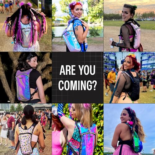 Sojourner Rave Hydration Pack - Hydration Backpack - Hydropack with 2L Bladder - Water Backpack for Festivals, Hiking, Running, Biking and More - color: USA