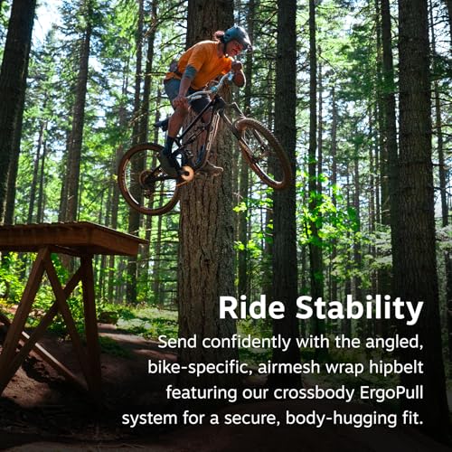Osprey Savu Biking Waist Pack for Men & Women - Mountain Bike Fanny Pack with Bottle Pockets - Hydration Bag - color: Raven Black, style: 2l