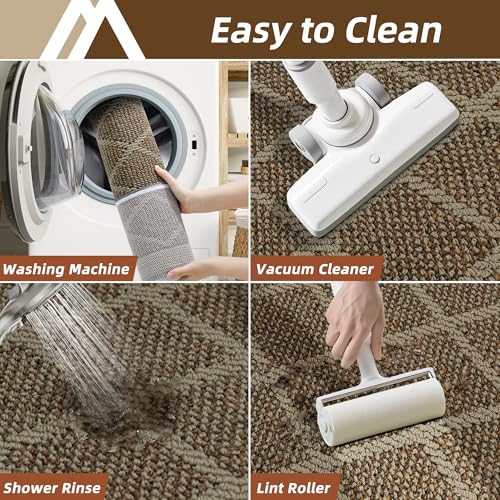 COSY HOMEER Kitchen Rugs, 2 PCS Kitchen Mats Non Slip Washable,Beige - color: Beige, size: 20"x32" + 20"x48"