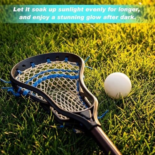 12 Pack Glow in Dark Practice Lacrosse Ball, Orange, Blue, Green, Round