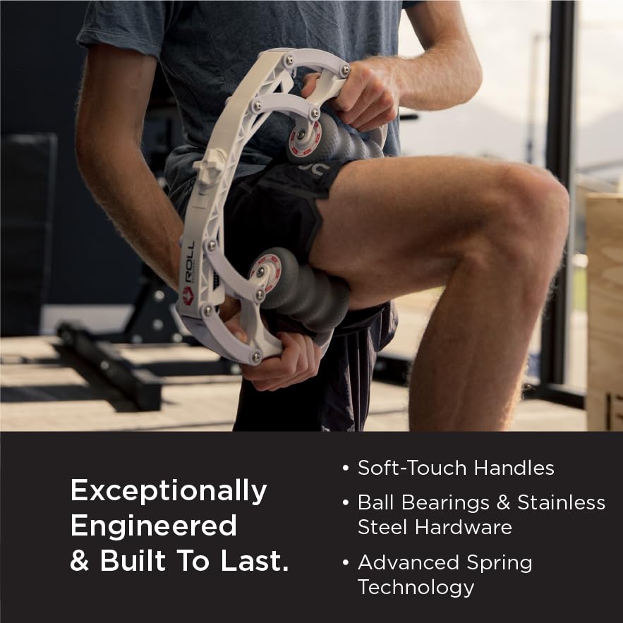 ROLL Recovery R8 Plus (Alpine White) - Deep Tissue Massage Roller - color: Alpine White