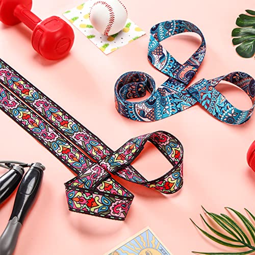 Minatee 2 Pcs Yoga Mat Straps, Adjustable Thick Sling Shoulder Carrier